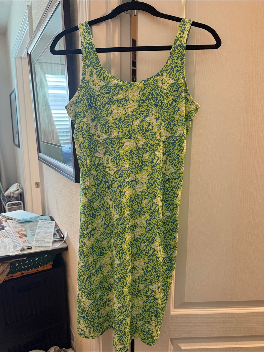 Columbia Green Multi-Print Tank Dress